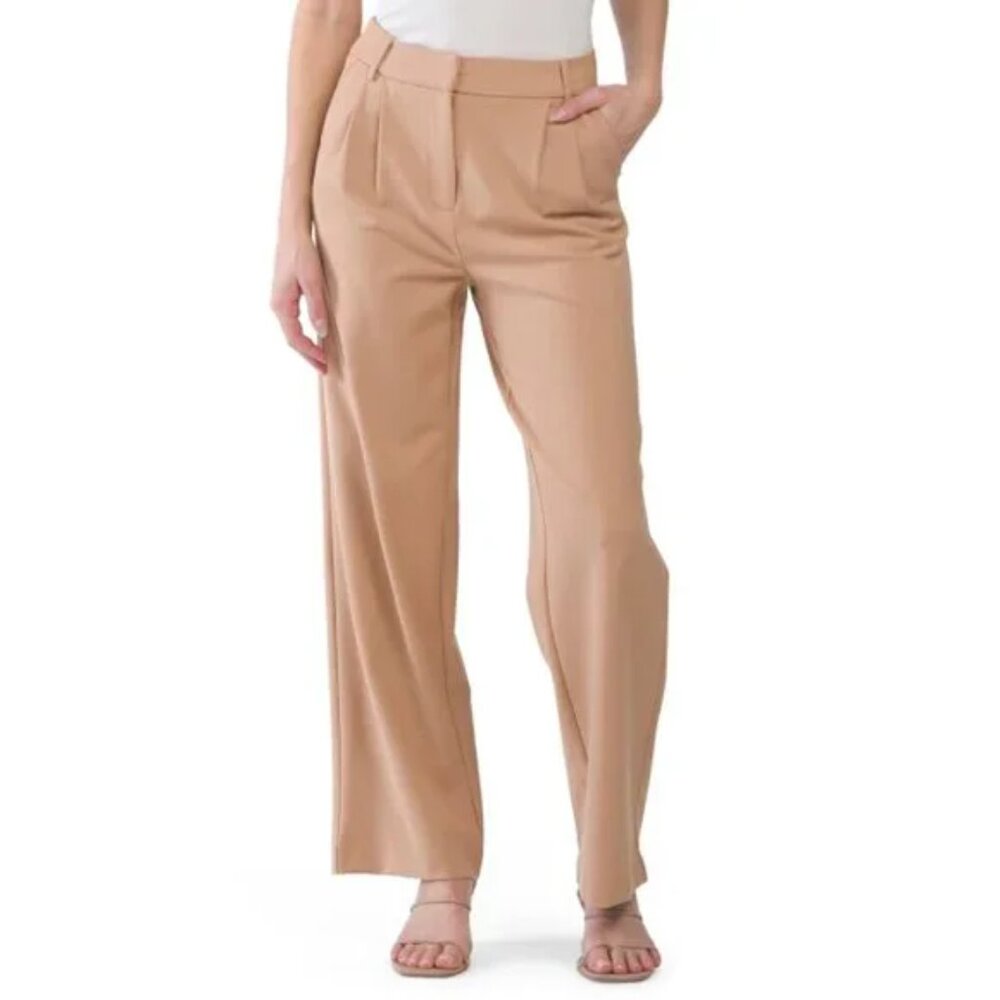 NANETTE NANETTE LEPORE Camel Super By Stetch Pants Womens Size S